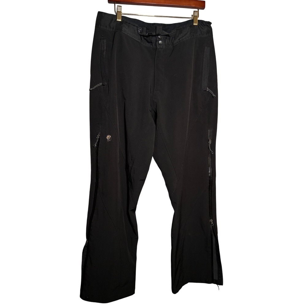 Mountain Hardwear Mens XL Softshell Hiking Climbing Pants Side Zip Gorpcore